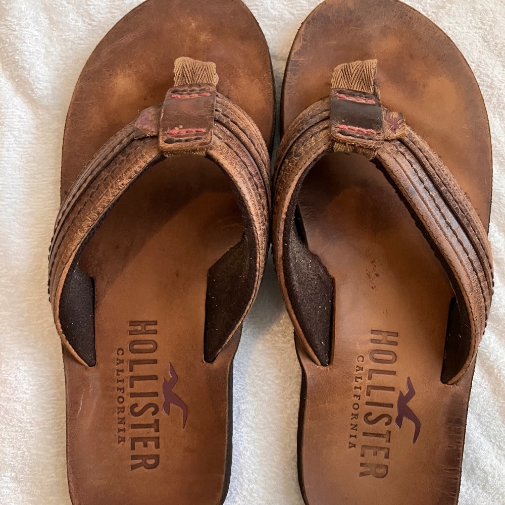 Hollister Men's Sandals Brown approx S10